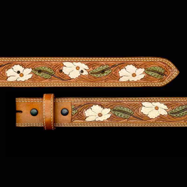 River Birch Leather Belt 